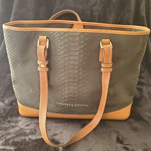 Dooney and Bourke Leather reptile embossed Tote